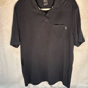 Oakley Black Men’s Polo with Chest Pocket